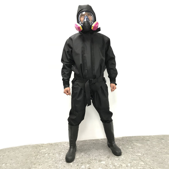 RP360连体密闭式核辐射防护服套装